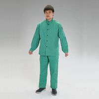 エスコ [XL] 難燃ジャケット(グリーン) EA370AG-13 1着（直送品）