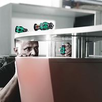 エスコ [+ ー Pozi]スタビードライバービットセット(ハンドル付) EA550BP-42 1セット（直送品）