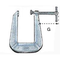 エスコ 0ー 75mm/114mm シャコ万力(ロングリーチ) EA526WD-75 1個（直送品）