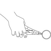 エスコ 23mm 軸用ロックリングプライヤー EA590EF-1 1個（直送品）