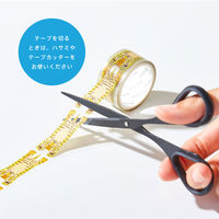 キングジム 透明マスキングテープ SODA（ソーダ）フラワー 幅15mm CMT15-017 1個