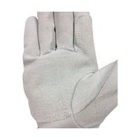 小野商事 豚床革手袋 背抜きタイプ マジックテープ 3双組 Lサイズ AG549-3P-L 1組(3双) 65-0307-02（直送品）