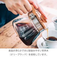 HARIO (ハリオ) コーヒーサーバー 600ml オリーブウッド VCWN-60-OV 1個