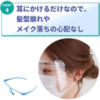 松吉医科器械 マツヨシ メディカルアイシールド 25400100 MY-7490B(ブルー)セット 1個（直送品）