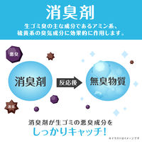 エリエール キレキラ！キッチンクリーナー 捨てるだけで生ゴミ消臭 おそうじシート 18枚入 1セット（1パック×5）大王製紙