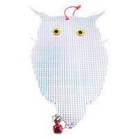 セーフラン安全用品 鳥よけ吊り下げキラキラフクロウ C0081 1セット(2枚入)