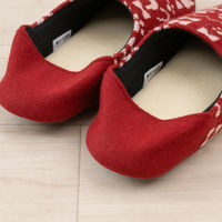 センコー 魔女の宅急便 ジジかかとニット スリッパ 約22-24cm レッド MZB231013 1足（直送品）