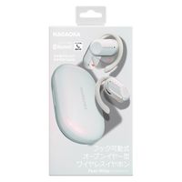 ナガオカ オープンイヤー型ワイヤレスイヤホン BT832OWSPWH 1台