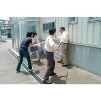 【さすまた】角利産業 さすまた こない手U型 ブラック 壁取付フック付 4857 1セット