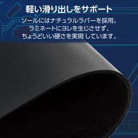 ゲーミング マウスパッド 大型 スピードタイプ ナチュラルラバー ブラック MP-VMP140BK エレコム 1個