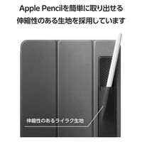 アップルペンシル ホルダー 貼り付けタイプ レザー調 ケース 落下防止 紛失防止 ブラック TB-APESHBK エレコム 1個