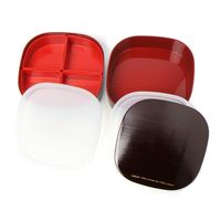 二段ツヤ重箱 ブラウン LAKOLE/ラコレ