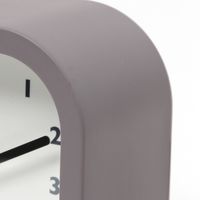 ミニスクエア置き時計 チャコール LAKOLE/ラコレ