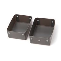 デスクボックス（S） ブラック 1セット（1個×6） LAKOLE/ラコレ