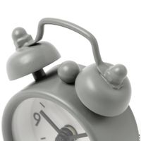 【LAKOLE/ラコレ】 ニュアンスプチアラームクロック グレー