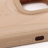 ぷっくりiPhoneケース （iPhone13/14） ベージュ LAKOLE/ラコレ