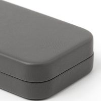 ハードメガネケース（スリム） チャコール LAKOLE/ラコレ