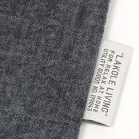 シェニークッションカバー ブラック LAKOLE/ラコレ