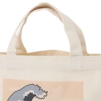 【LAKOLE/ラコレ】 （世界の名作）ランチトートバッグ 神奈川沖浪裏