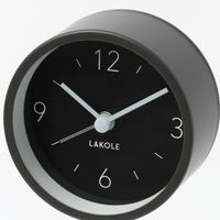 ロングネック置き時計 ブラック LAKOLE/ラコレ