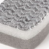 抗菌 トレピカスポンジ グレー 1セット（1個×2） LAKOLE/ラコレ