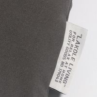 ビーズクッション（ロング） チャコール LAKOLE/ラコレ