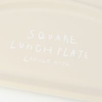 らこれキッズ スクエアプレート アイボリー LAKOLE/ラコレ