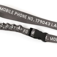 マルチスマホストラップベルト チャコール LAKOLE/ラコレ