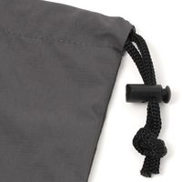 【LAKOLE/ラコレ】 （SPA&TRAVEL）巾着（L） チャコール 1セット（2個）