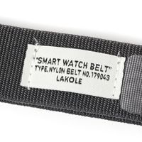AppleWatchベルト（ループ）42/44/45/49mm対応 チャコール LAKOLE/ラコレ