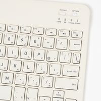 ワイヤレスキーボード ホワイト LAKOLE/ラコレ