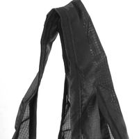 超軽量 ボールエコバッグ ブラック×ブラック LAKOLE/ラコレ