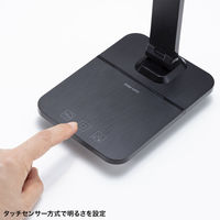 サンワサプライ USB充電式LEDデスクライト LED-DESK1BK 1個（直送品）