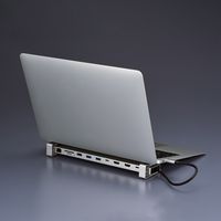 ナカバヤシ PD対応Type-C 10in1PCスタンドドッキングステーション グレー UD-C06GY 1個