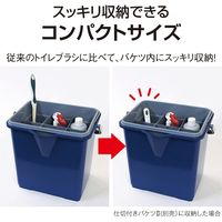 テラモト ＢＭトイレブラシ 赤　（研磨剤なし） トイレ用  CE4880002　1本