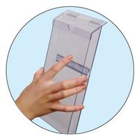 常磐精工 ポスター用スタンド看板パンフレットケース付 A1片面ブラック(屋外用) PSSKPA1KBG 1台（直送品）