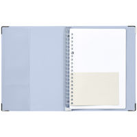 マルマン A5 バインダー ユアンス ブルーグレー F416-41 1冊