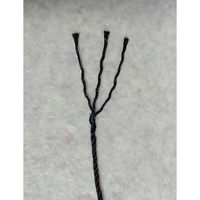 まつうら工業 エステルより糸 6号 1mmX750m 黒 500g巻X2個セット PET#6 1X750 BK 500G 1セット(2巻)（直送品）