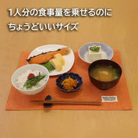 サンベルム ランチョンマット 30×40cm 撥水 リバーシブル オレンジ K72516 1枚