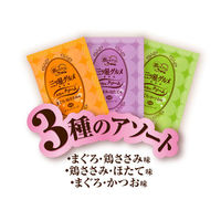 銀のスプーン 三ツ星グルメ お魚味クリーム お魚・ささみレシピ 3種のアソート 国産 180g（18g×10袋）1個 キャットフード ドライ（わけあり品）