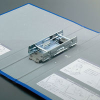 コクヨ　チューブファイル　エコツインR　A4タテ　とじ厚50mm　青　両開きパイプ式ファイル　フ-RT650B　1冊（わけあり品）