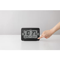 CITIZEN（シチズン）新環境目安表示付　高精度デジタル温湿度計　幅186×奥行53×高さ132mm　黒　1個