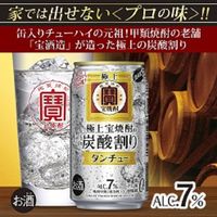 チューハイ 極上〈宝焼酎〉の炭酸割り タンチュー 缶 350ml 2ケース（48本）