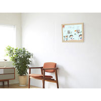 大仙 みんなの画用紙額 八ツ切判 ナチュラル D48102401 1枚（わけあり品）