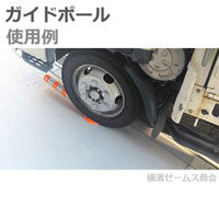 アラオ ガイドポール コンクリート用アンカー3本付 AR-1330-C ソフト視線誘導標 1本（直送品）