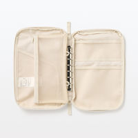 無印良品 ポケットが選べるコレクションケース A5スリム 約幅265×高さ155×マチ25mm アイボリー 良品計画