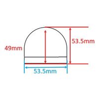 パーマンコーポレーション ゆるみチェックナットキャップクロームメッキ新ISO33mm大型低床車用8ヶ入 1216172000 1個（直送品）