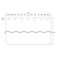 パーマンコーポレーション 泥除け 縦溝タイプ 1349032000 1個（直送品）