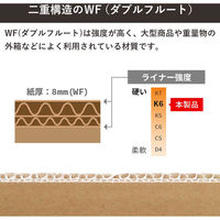 トッパン・コスモ 190サイズダンボール 1枚 66×66×50cm FD19-0001-SK 1セット(1枚)（直送品）