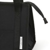 【LAKOLE/ラコレ】 モノクロスクエア保冷トートバッグ ブラック